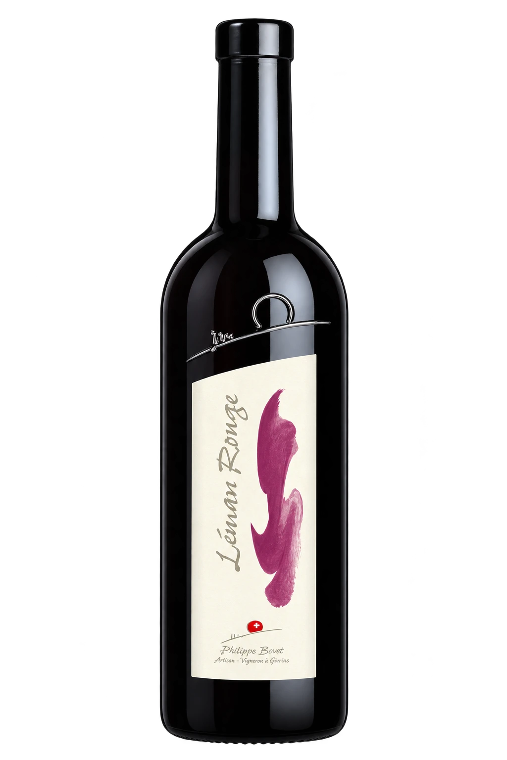 Bouteille de Léman Rouge de la Cave Philippe Bovet.